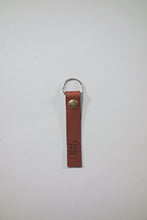 Schlüsselanhänger aus Leder mit Druckknopf & GUSSWERK Logobrand