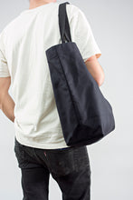 Shopper / Markttasche TS02 dunkelblau mit Gurten aus festem Webband